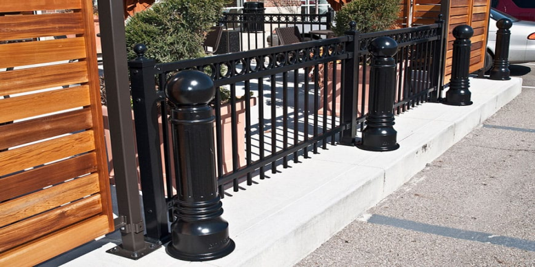 Temporary Gate , Fencing Work, & Decorating Bollards